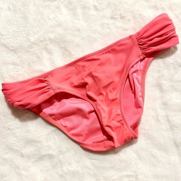 Coral/Pink Victoria's Secret Bikini Swim Bottoms - XS - Picture 1 of 3